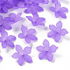 Frosted Acrylic Bead Caps MACR-S371-05A-747-1