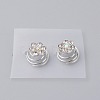 Spiral Hair Pin Coil Alloy Hair Accessories OHAR-WH0019-16-1