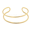 Ion Plating(IP) Hollowed 304 Stainless Steel Cuff Bangles for Women Men BJEW-P331-02G-2