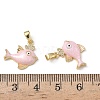 Brass Micro Pave Cubic Zirconia Pendants KK-F924-19A-G01-3
