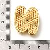 Brass Cubic Zirconia Pendants KK-M295-13G-N-3