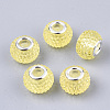 Resin Rhinestone European Beads RPDL-T002-03K-1