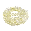 Transparent Glass Beads Strands GLAA-T023-4mm-A05-2