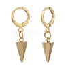 Brass Huggie Hoop Earring EJEW-JE04248-02-1