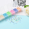 3500Pcs 7 Colors 12/0 Glass Round Seed Beads SEED-YW0001-22-6