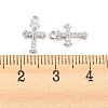 Brass Micro Pave Cubic Zirconia Pendants KK-E090-22P-3