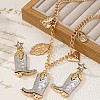 Cowboy Boots Zinc Alloy Earrings & Necklaces Sets for Women FS-WGC30FE-01-1