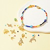 DIY Evil Eye Bracelet Necklace Making Kit DIY-FS0004-28-5