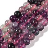 Natural Fluorite Beads Strands G-P530-B09-03-1