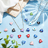 ARRICRAFT 64Pcs 16 Colors Alloy Enamel Charms ENAM-AR0001-49-4