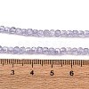 Cubic Zirconia Bead Strands ZIRC-P109-01B-09-2