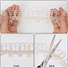 5 Yards Flower Polyester Lace Ribbon OCOR-GF0004-95F-5
