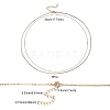 6Pcs Iron Cable Chains Necklaces for Women MAK-YW0001-05-4