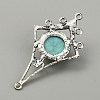 Synthetic Turquoise Chandelier Component Links FIND-TAC0011-49C-AS-2