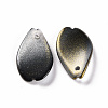 Transparent Spray Painted Glass Pendants GLAA-S190-014A-02-2