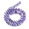Baking Paint Glass Beads Strands GLAA-H032-05-06-2