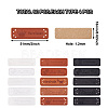Mega Pet 60Pcs 15 Style Imitation Leather Labels DIY-MP0001-04-3