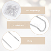 100Pcs Stainless Steel U Shaped Cloth Locating Needle for Sewing Quilting Crafts and Embroidery DIY-SP0007-55P-6