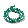 Natural Mashan Jade Round Beads Strands G-D263-8mm-XS34-2