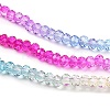 Transparent Painted Glass Beads Strands DGLA-A034-T2mm-A14-4