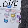 Luminous Transparent Resin Cabochons CRES-L045-08-1