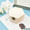 Unfinished Pine Wood Jewelry Box CON-WH0072-08-5