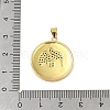 Brass Micro Pave Cubic Zirconia Pendants KK-E111-04G-3