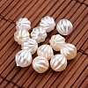 Round Imitation Pearl Acrylic Beads OACR-L004-2560-1
