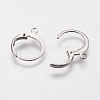 Tarnish Resistant 304 Stainless Steel Leverback Earring Findings X-STAS-F141-02P-2