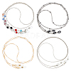 4Pcs 4 Styles Iron & Alloy Eyeglasses Chains AJEW-CN0002-75A-1