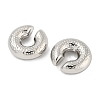 304 Stainless Steel Cuff Earrings EJEW-G377-04A-2