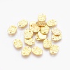 Tibetan Style Alloy Charms TIBEP-Q035-08G-NR-2