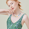 ARRICRAFT 270Pcs 9 Colors Imitation Cracked Jade Glass Beads Sets GLAA-AR0001-37-6