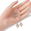 Religion Alloy Connector Charms with Crystal Rhinestone FIND-YW0003-47-6