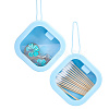 Multifunctional Plastic Pocket-Sized Push Switch Organizers Case CON-WH20006-004A-1