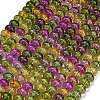 Dyed Imitation Gemstone Glass Beads Strands GL-Z001-03B-04-1