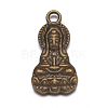 Tibetan Style Alloy Pendants X-PALLOY-K1363-AB-NR-1