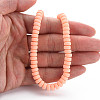 Handmade Polymer Clay Beads Strands CLAY-N008-35-6