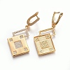 Brass Micro Pave Cubic Zirconia Jewelry Sets SJEW-F189-07G-4