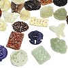 Natural Xiuyan Jade Findings Kits GG-CBA04B0-02-2