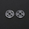 Transparent Resin Snap Fasteners BUTT-N018-008-01-8