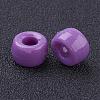 Opaque Acrylic European Beads PL338-7-4