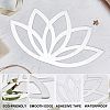 CREATCABIN 1Pc Acrylic Mirror Lotus Wall Decorations AJEW-CN0001-35B-4