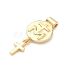 Religion Brass Pendants KK-H539-18G-06-2