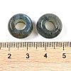 Natural Labradorite European Beads X-G-G740-14x8mm-37-3