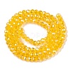Electroplate Glass Beads Strands EGLA-A044-T4mm-B05-3