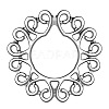 Stainless Steel Flower Clip On Nipple Rings WG76523-02-1