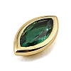 Brass Pave Cubic Zirconia Cabochons CU-CBA30E8-02G-03-2