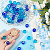 90Pcs 3 Colors Glass Cabochons GLAA-SC0002-07-3