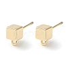 Brass Stud Earring Findings KK-F862-34G-1